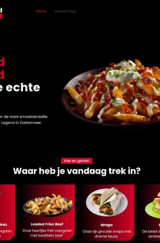 Website gemaakt voor Loaded :Legend