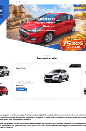 Website gemaakt voor autoverhuur Website gemaakt voor autoverhuur